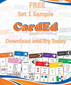 CardEd Set 1 Free Yellow Sample