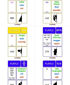 CardEd Learning Activities and Games Download – Printable Cards (Set 4)