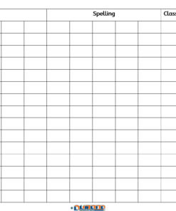 Spelling Tracking Sheet