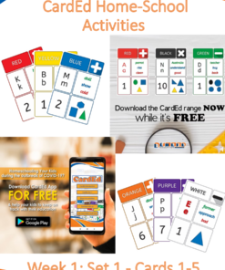 CardEd Home-school Activities Week 1: Set 1 - Cards 1-5