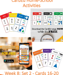 CardEd Home-school Activities Week 8: Set 2 – Cards 16-20