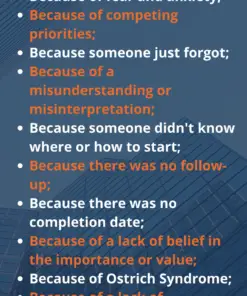 The Leadership Lens Sessions - Why Failures, Mistakes and Errors Occur and How To Avoid Them - FREE Infographic
