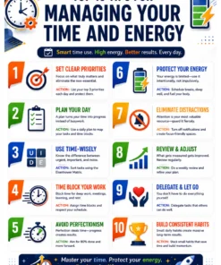 Top 10 Tips for Managing Your Time and Energy